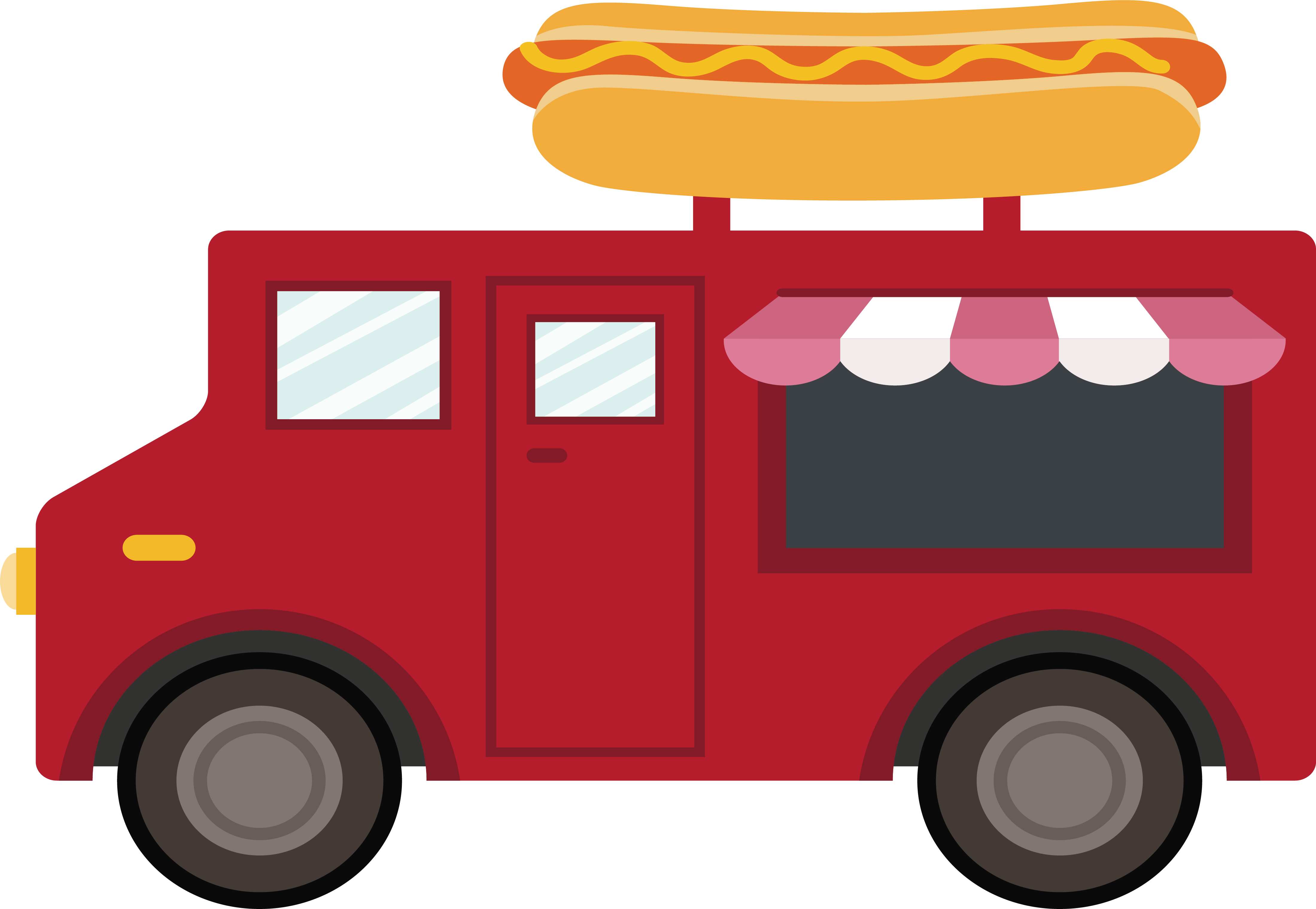 Ice Cream Hot Dog Car Peppermint - Ice Cream (4398x3040)