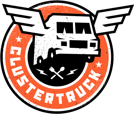 Cluster Truck Free Food Delivery Service - Cluster Truck Logo (540x402)