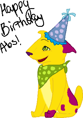 Happy Birthday Abs C - Cartoon (346x447)
