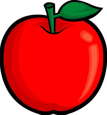 Fruit Clipart Free Download Fruit Clip Art Free Clipart - Apple Clipart (374x402)