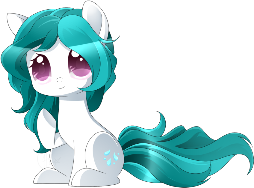 Chibi Dew Droplet Commish By Haydee - Cartoon (900x702)