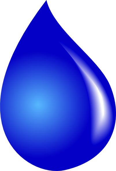 Pix For Teardrops Clip Art - Rain Droplets Cartoon (402x592)