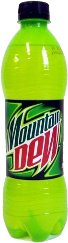 Mountain Dew Clipart Transparent Background - Mountain Dew Soda - 16 Fl Oz (500x500)