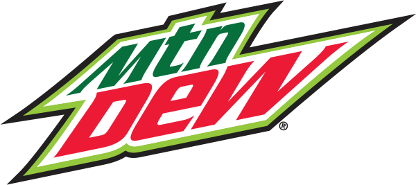 Mountain Dew Logo - Mountain Dew Baja Blast 12 Pack (600x267)