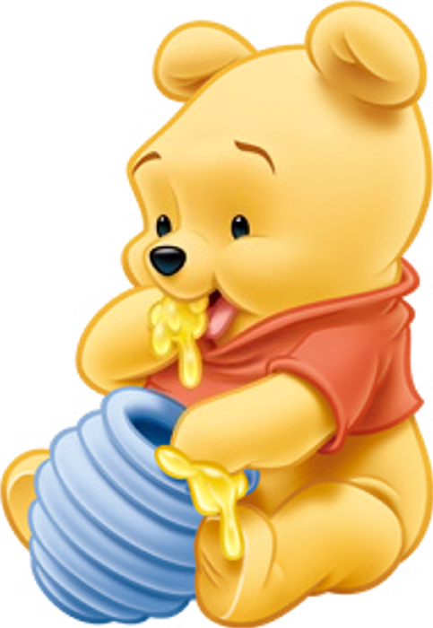 Dibujos Para Gelatinas - Baby Winnie The Pooh (483x700)