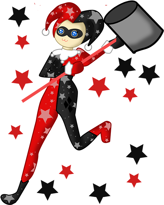 Harley Quinn Clipart Kawaii - Harley Quinn Kawaii Png (600x760)