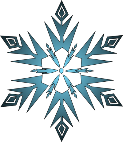 Snowflakes Frozen Png Images - Frozen Elsa Snowflake Design (400x459)