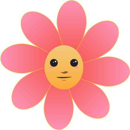 Free Flower Face - Simple Flower Corner Designs (800x800)