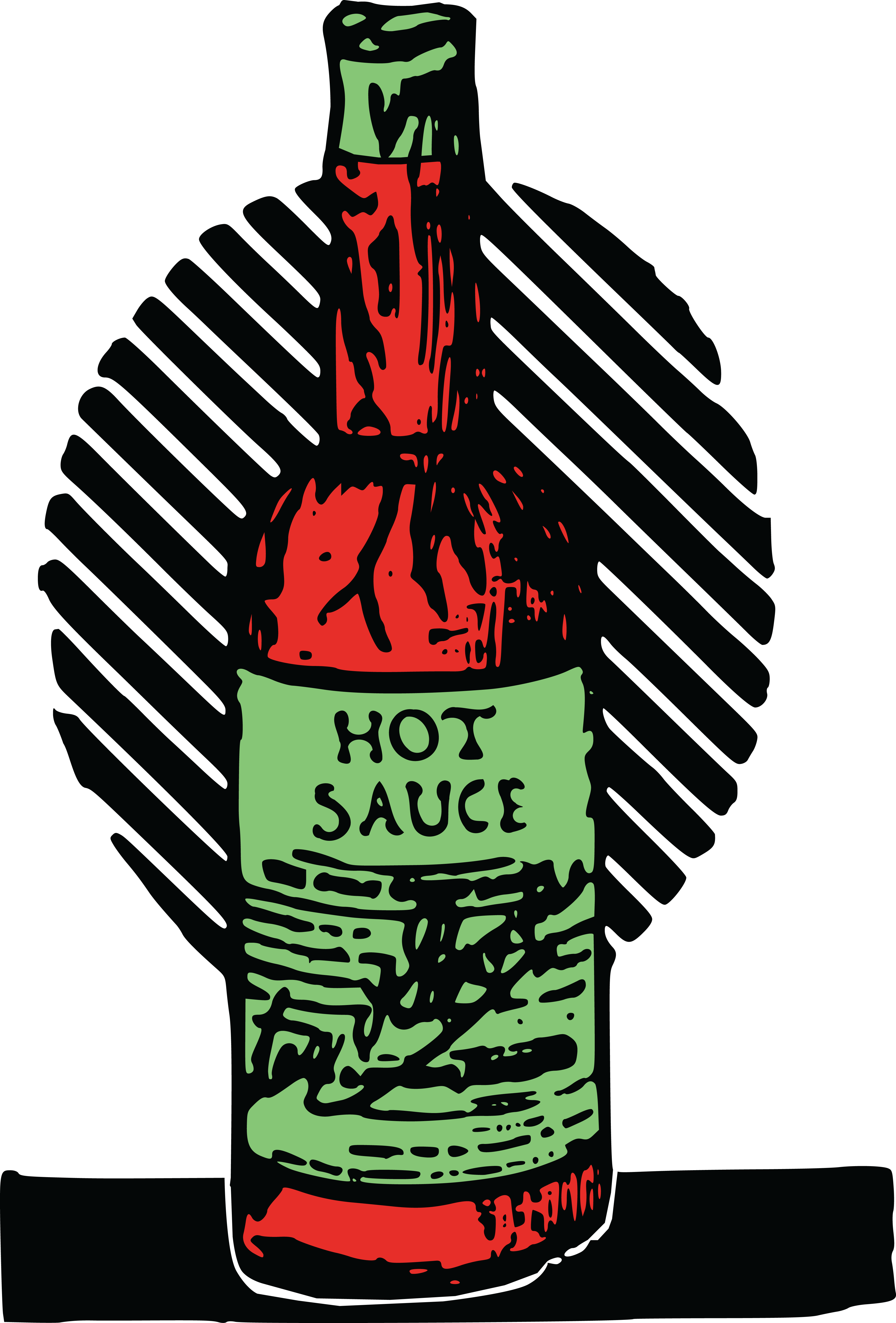 Free Clipart Of Hot Sauce - Etiquetas Para Imprimir Construcción (4000x5904)
