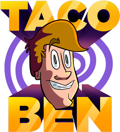 Taco Ben Logo - Cartoon (500x549)