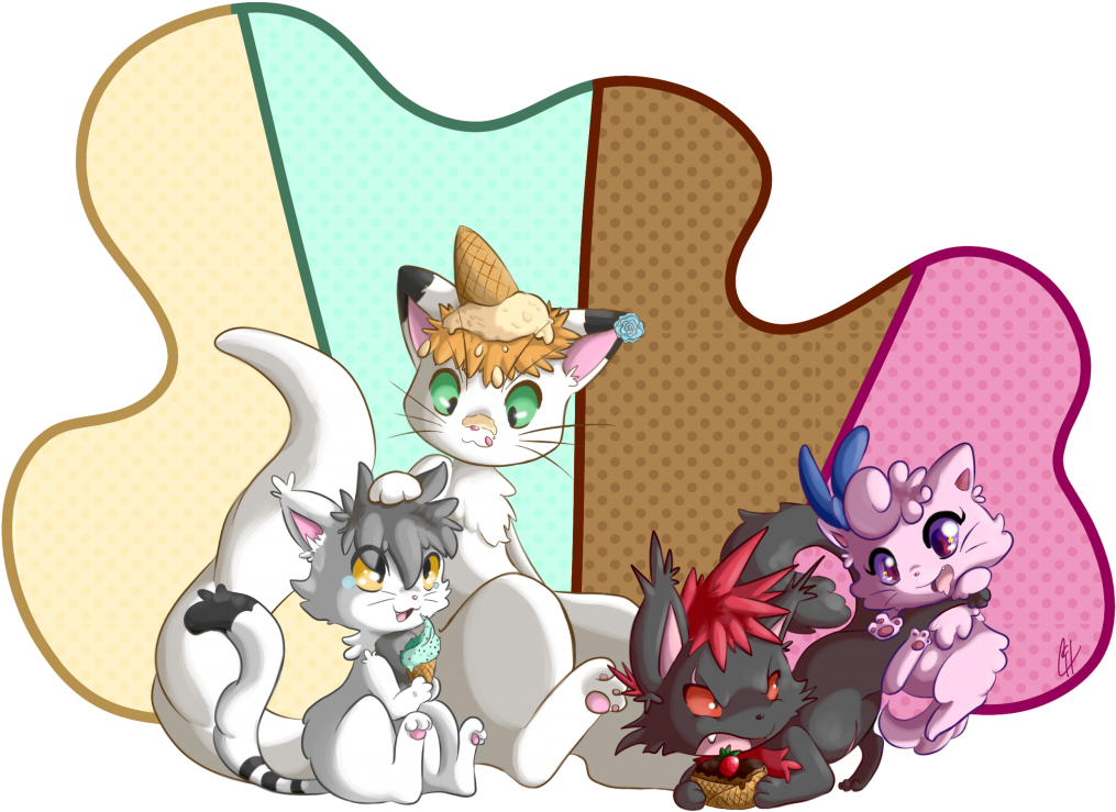 Vanilla And His Family - Cat (1024x860)