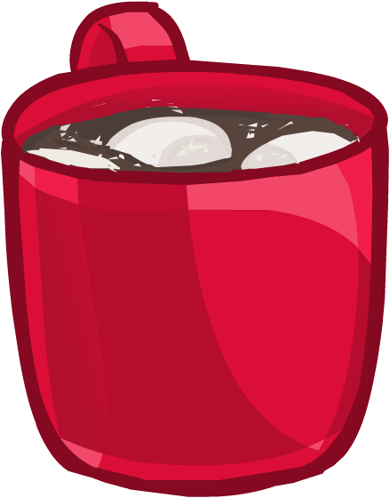 Hotchocolateitem , Hot Chocolate - Club Penguin Hot Chocolate (439x560)