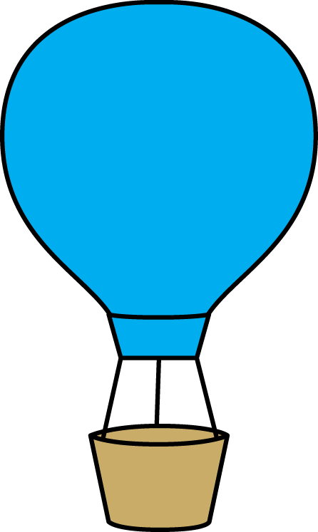 Hot Air Balloon Clipart Free - Clip Art Hot Air Balloon (446x747)