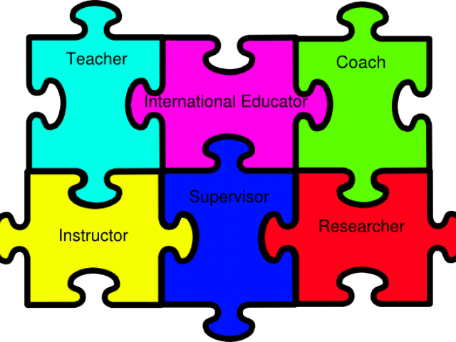 Role Cliparts - 6 Puzzle Pieces Clip Art (640x480)