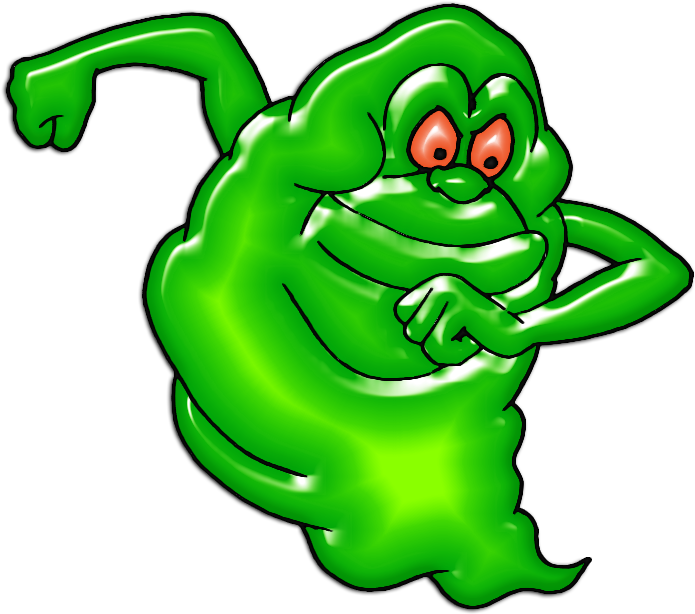 Slimer By Fearoftheblackwolf Slimer By Fearoftheblackwolf - Ghostbusters Clipart (862x926)