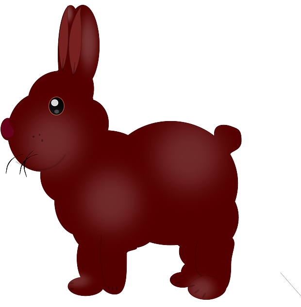 Chocolate Bunny Clip Art - Chocolate Clip Art (619x640)