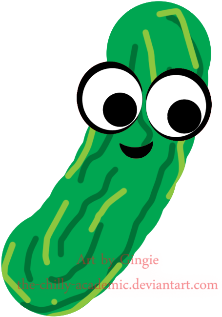 Baby Pickle By The Chilly Academic - Pickle Cartoon Transparent (500x700)