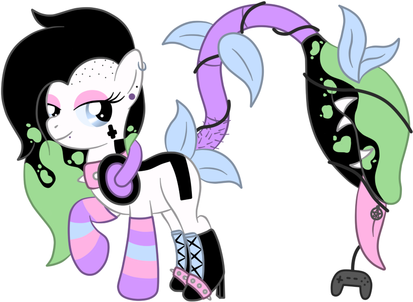 Cryo And Dew The Plant Pony By Silverromance - Cartoon (907x700)