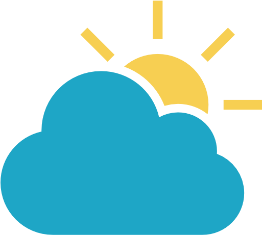 Currently - Sunny With Clouds Icon (512x512)