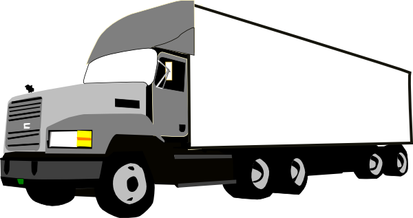 Semi Truck Clip Art (600x317)