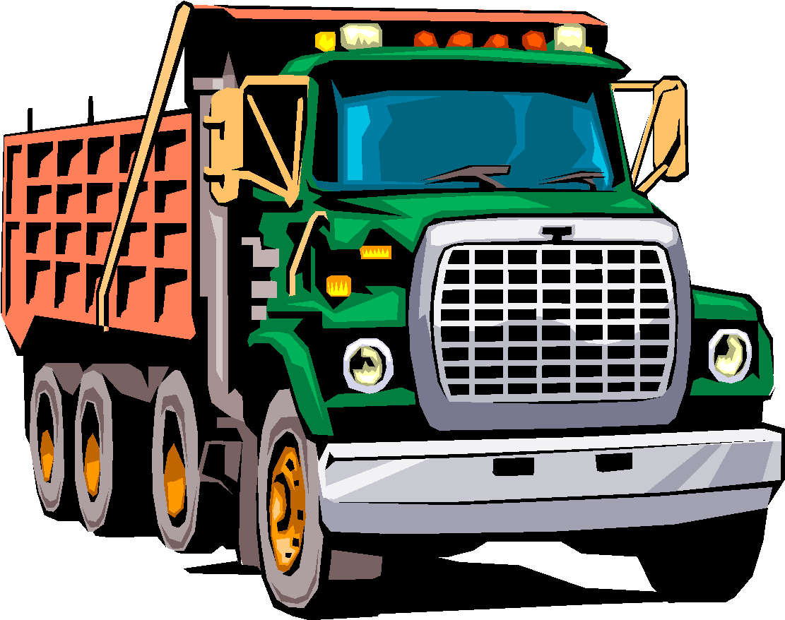 Image14 - Dump Truck Clip Art (1118x894)