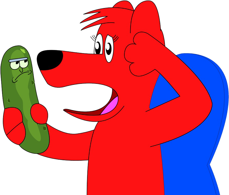 Luka And Pickle Rick By Wildstar27 - Pickle Rick (922x773)