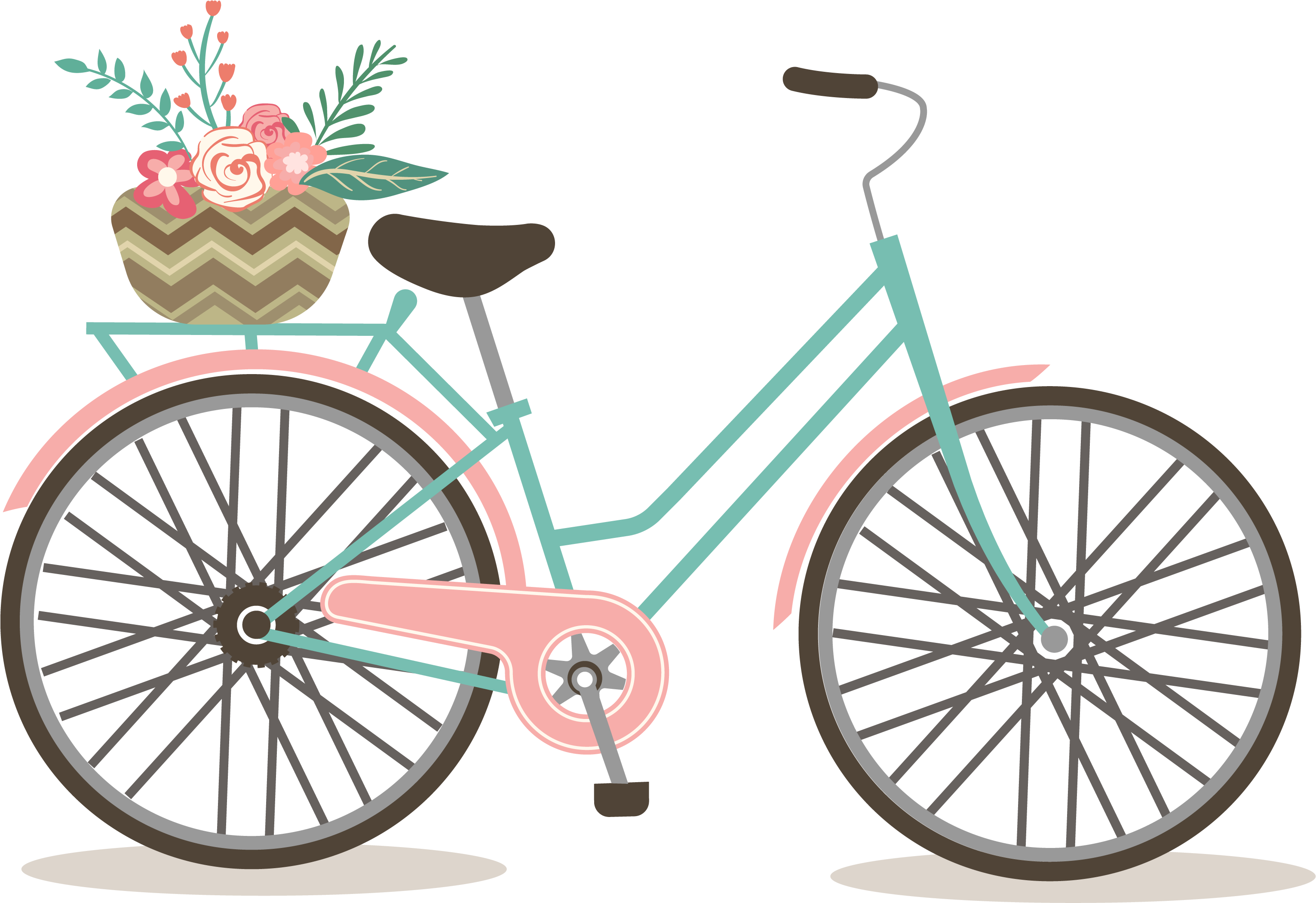 Bicycle Clip Art - Pretty Bicycle Clip Art (3300x2550)