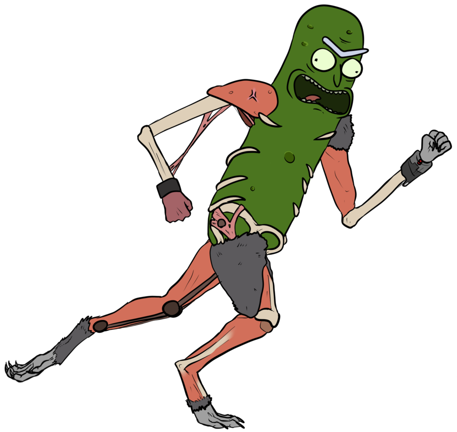 Pickle Rick By Blackstonethekitty56 - Pickle Rick In Rat Suit (918x870)