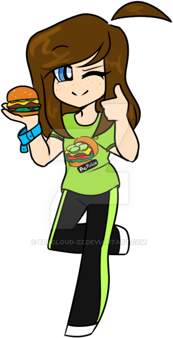 Pickles On Burgers Are Great By Blucloud-zz - Total Drama Ridonculous Race Mary (400x701)