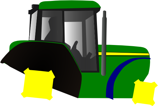 John Deere Tractor Clip Art Clipart - Red Tractor Clip Art (600x357)