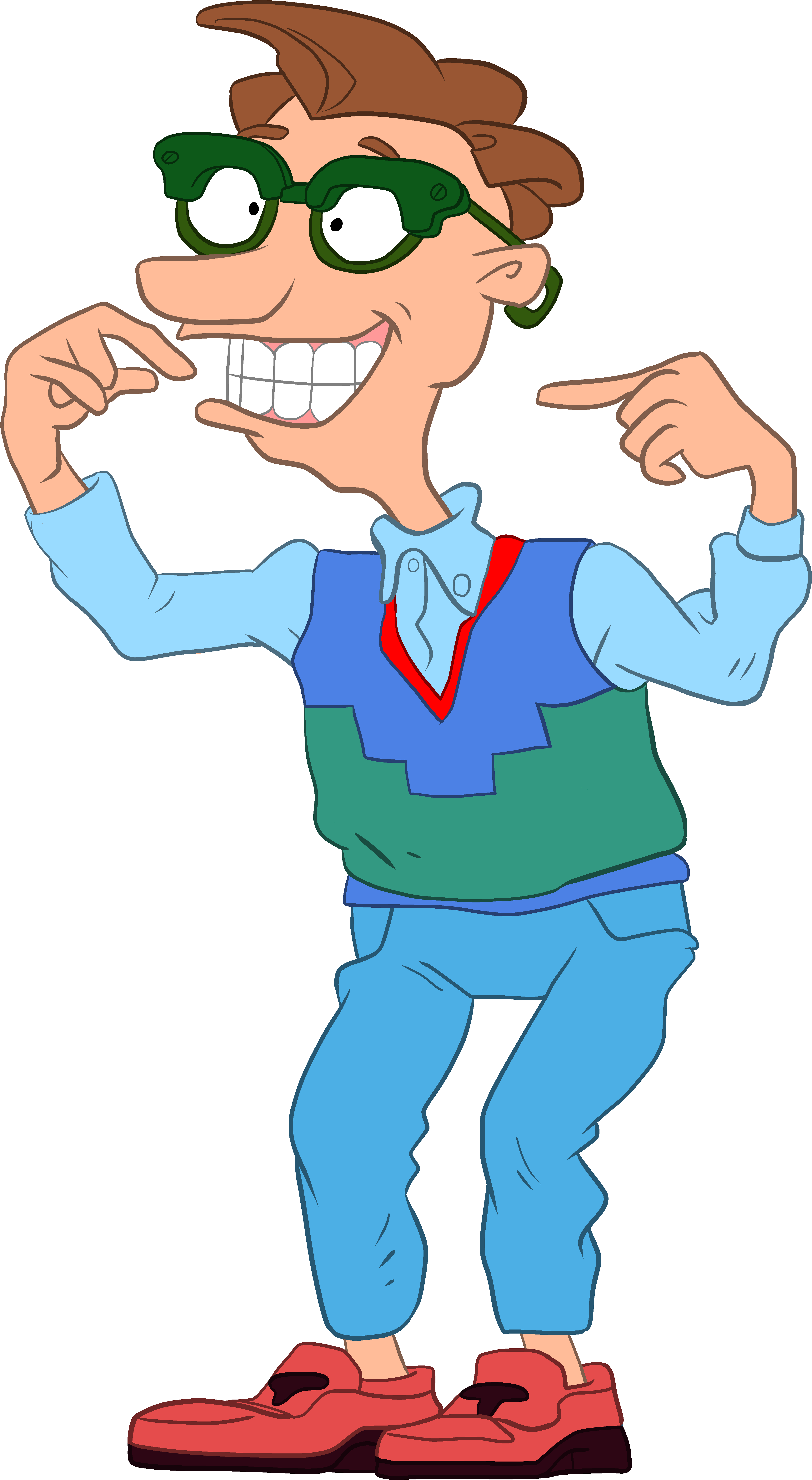 Smiling Drew Pickles By Avionscreator - Drew Pickles Barney Bunch (6600x8400)