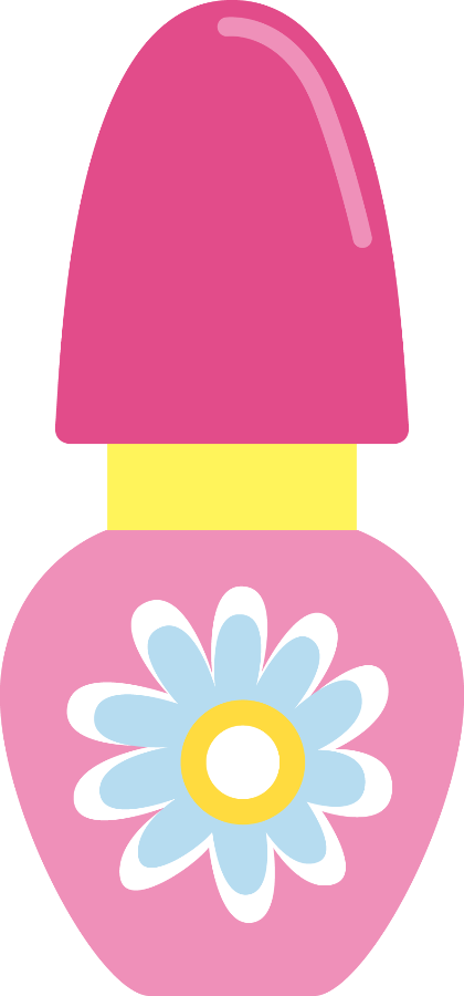 Meninas - Minus - Spa Party Clipart (420x900)