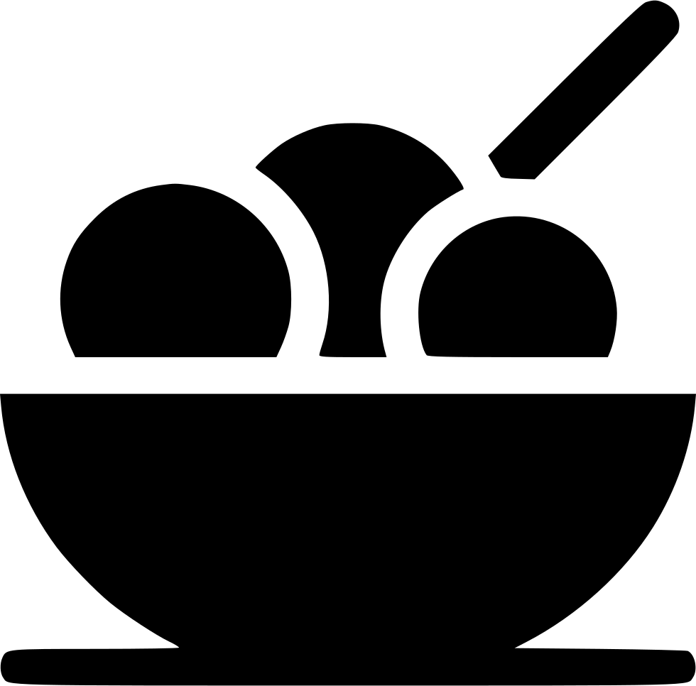 Ice Cream Bowl Comments - Bowl Ice Cream Icon (980x966)