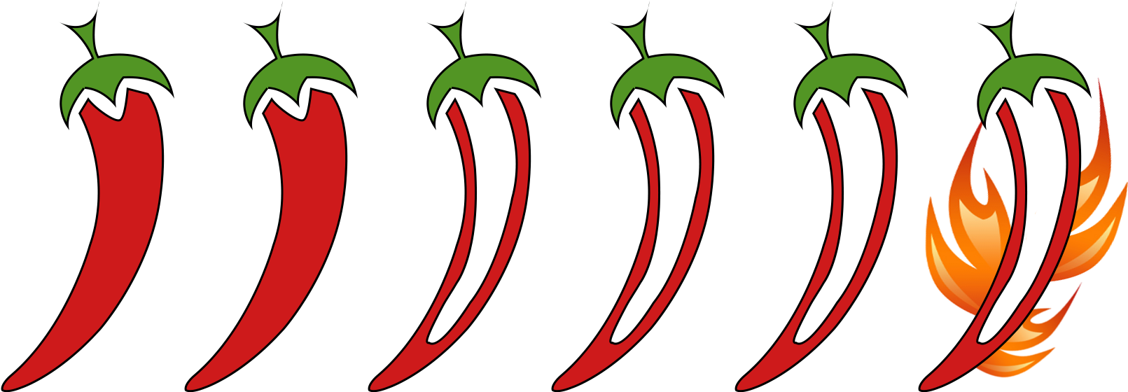 Okra & Garlic Pickle - Chili Pepper (1645x612)