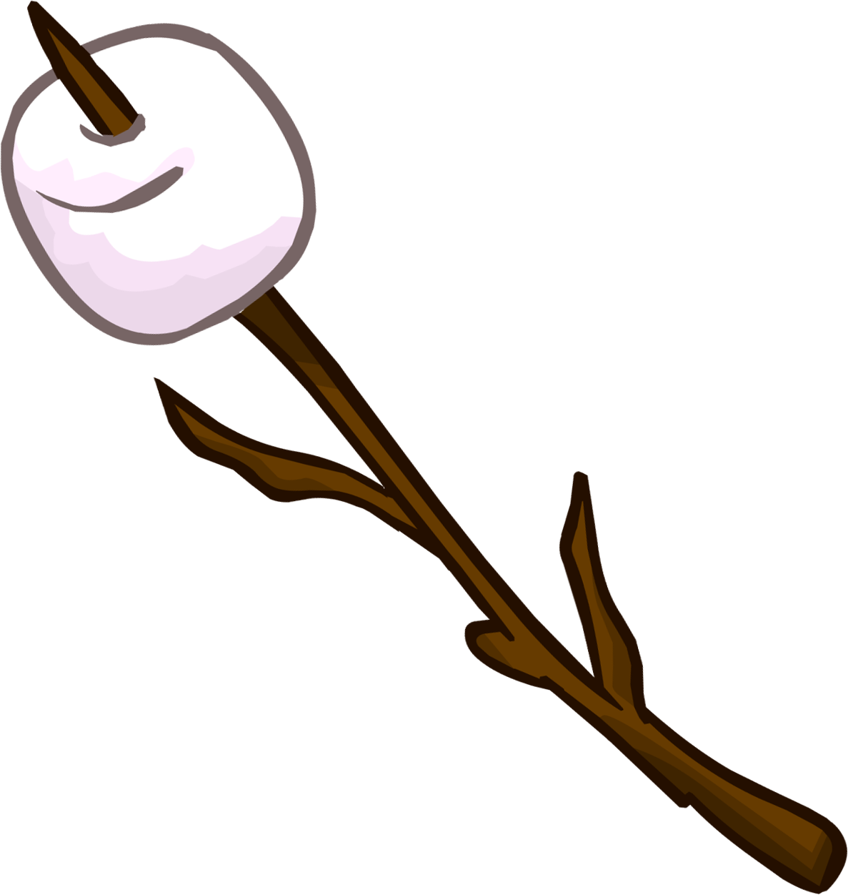 Campfire Marshmallow Clipart Free Clipart Images - Marshmallow On A Stick Clipart (1187x1252)