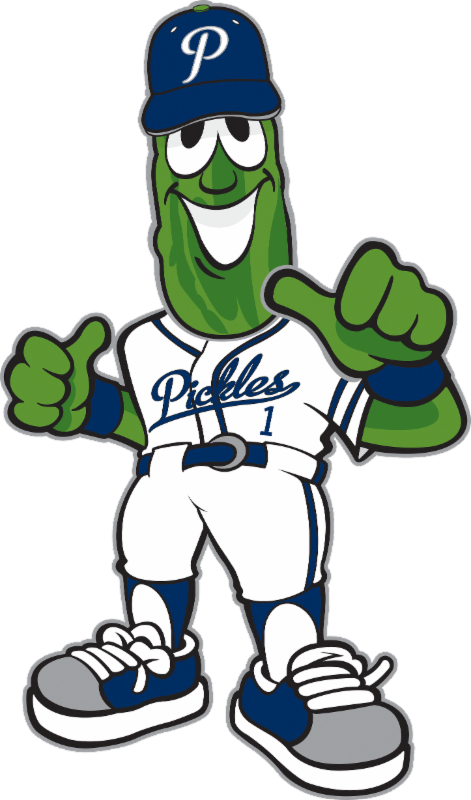 Portland Pickles Dillion Mascot - Portland Pickles Logo (471x800)