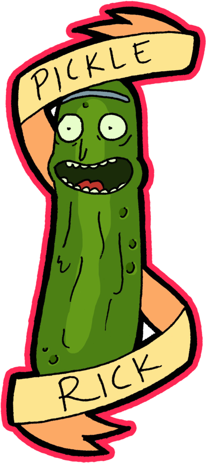 Pickle Rick Sticker By Kyansigh - Picklerick Png (774x1032)