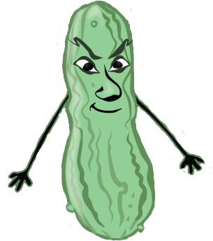 Pickle Character - Illustration (381x381)