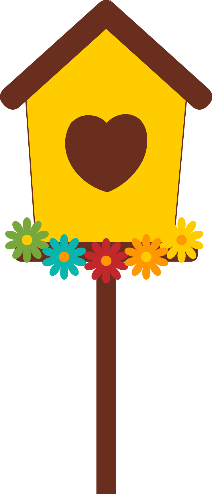 Photo By @daniellemoraesfalcao - Birdhouse Clipart (740x1726)