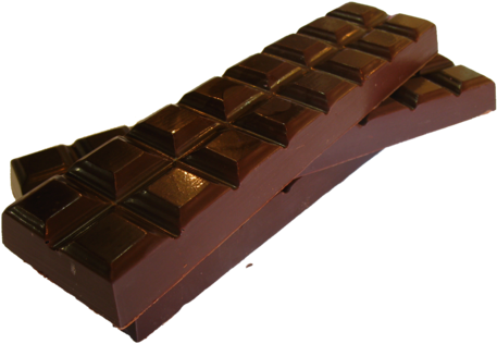 Candy Bar Clipart - Dark Chocolate Bar Png (500x337)