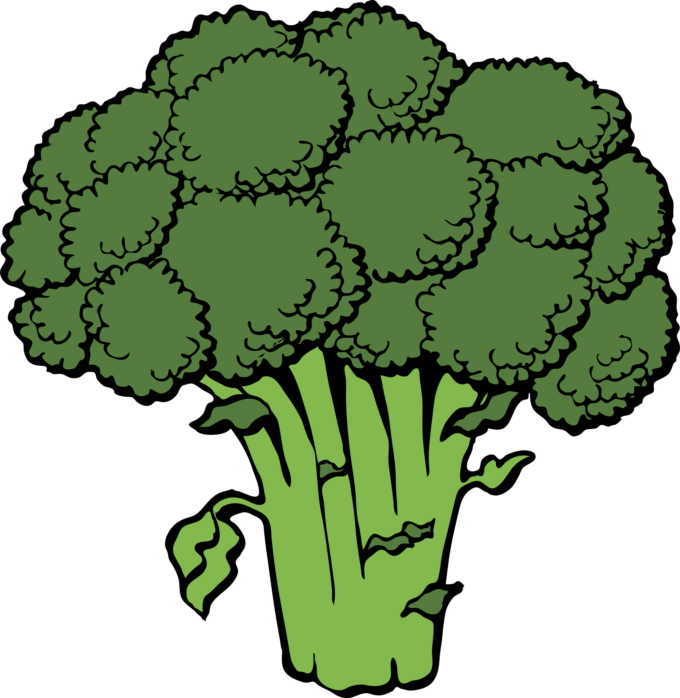 Clipart - Clipart Broccoli (2338x2400)