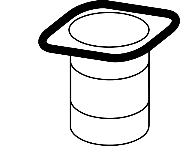 Yogurt Clipart Black And White Png (600x486)