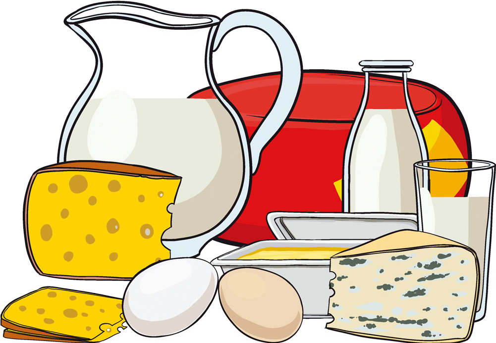 Milk Bottle Dairy Product Clip Art - Milk Bottle Dairy Product Clip Art (1000x707)