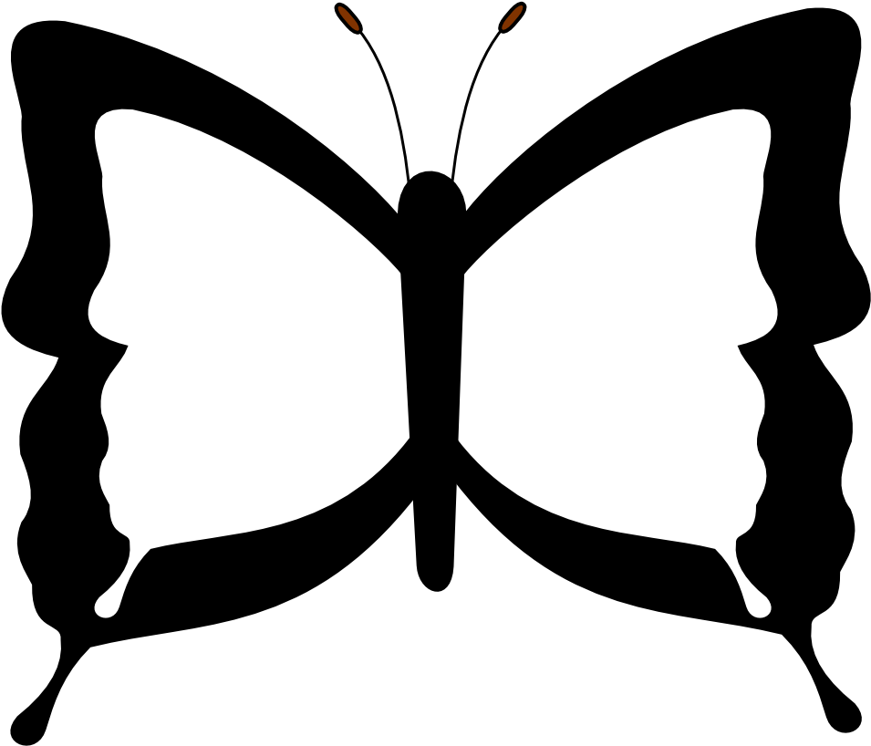 Butterfly Black And White Black And White Butterfly Butterfly Clipart