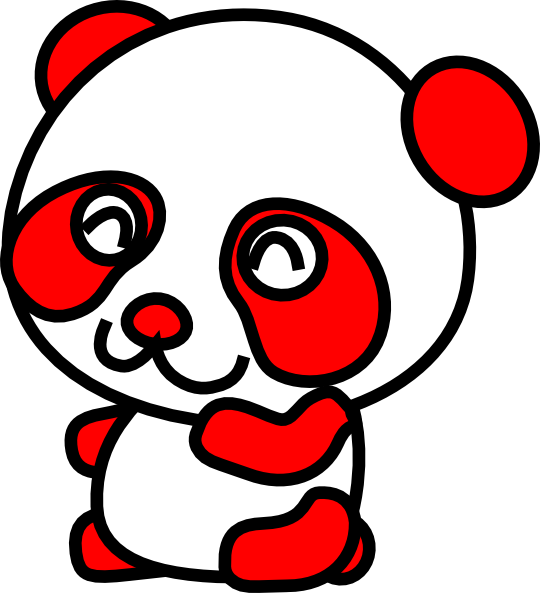 Red And White Panda (540x593)