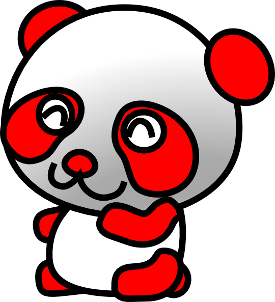 Red And White Panda (540x593)