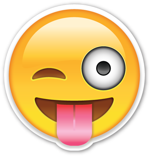 Tongue Face Emoticon - Winky Face Tongue Out Emoji (512x528)