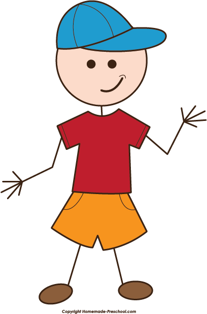Stick People Clipart - Stick People Clipart (408x618)