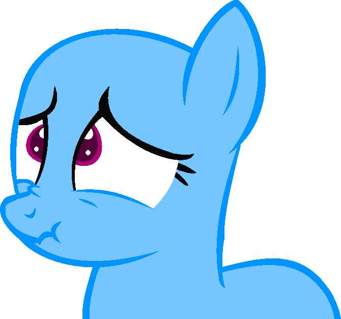 Scrunch Face Base By Twittershy - Scrunch Mlp Base (670x627)