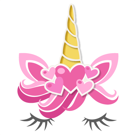 Valentine Unicorn Svg Scrapbook Cut File Cute Clipart - Unicorn Png (432x432)